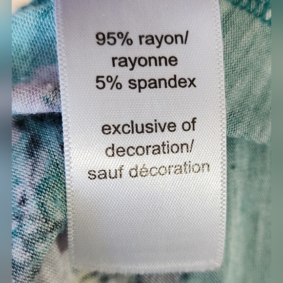 Maurices Women's Floral Cold Shoulder Top, Short Sleeve, Size Medium, M - Picture 14 of 14